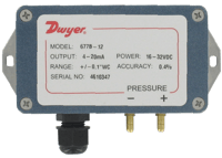 Dwyer Differential Pressure Transmitter, Series 677B